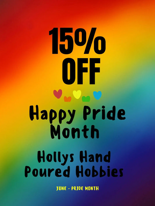 Happy-Pride-Month-June-2022 Holly's Hand Poured Hobbies LLC