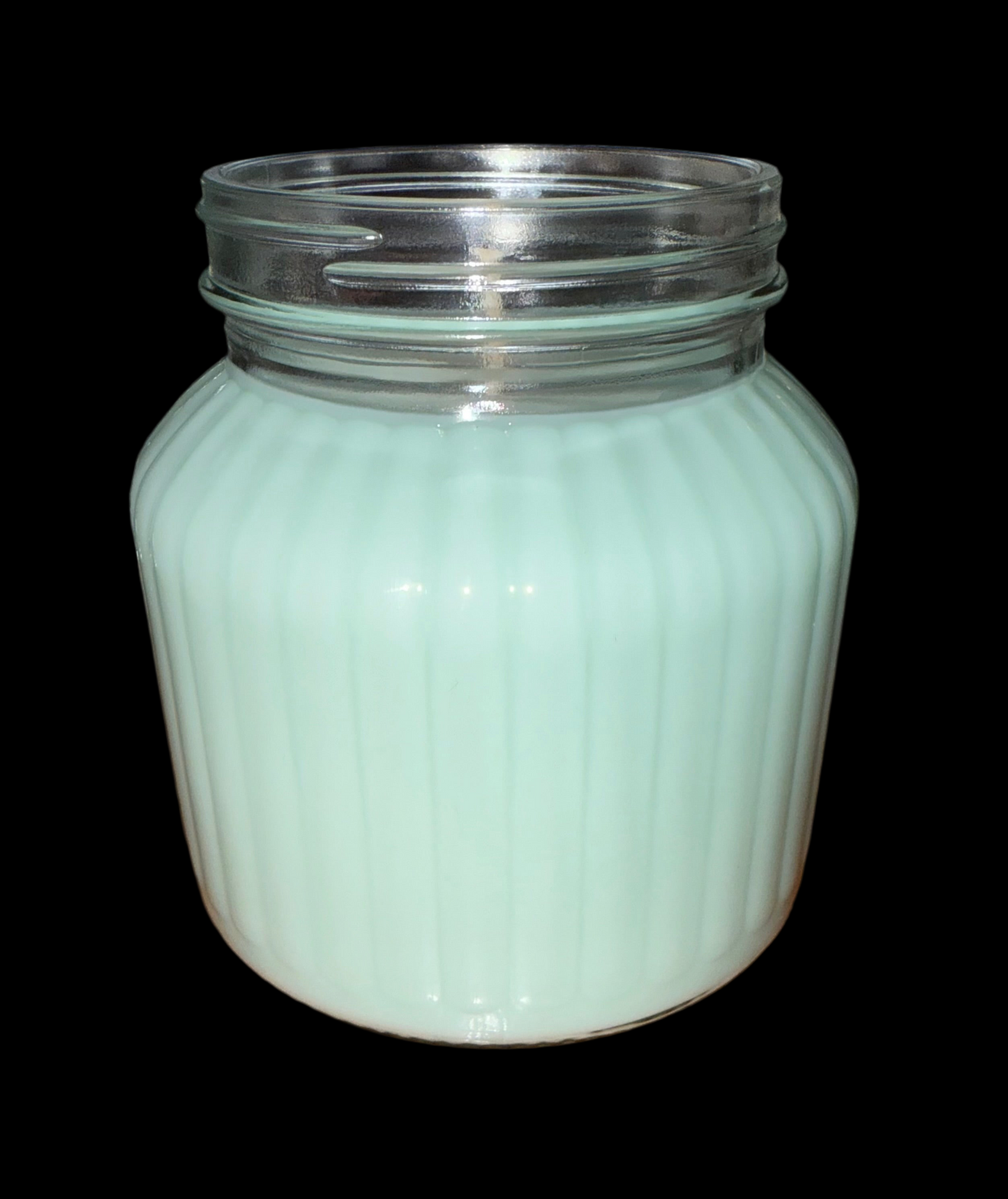 Spa Day Scented Large 24 oz Fluted Glass Jar Candle Hollys Artisan Candle Shop