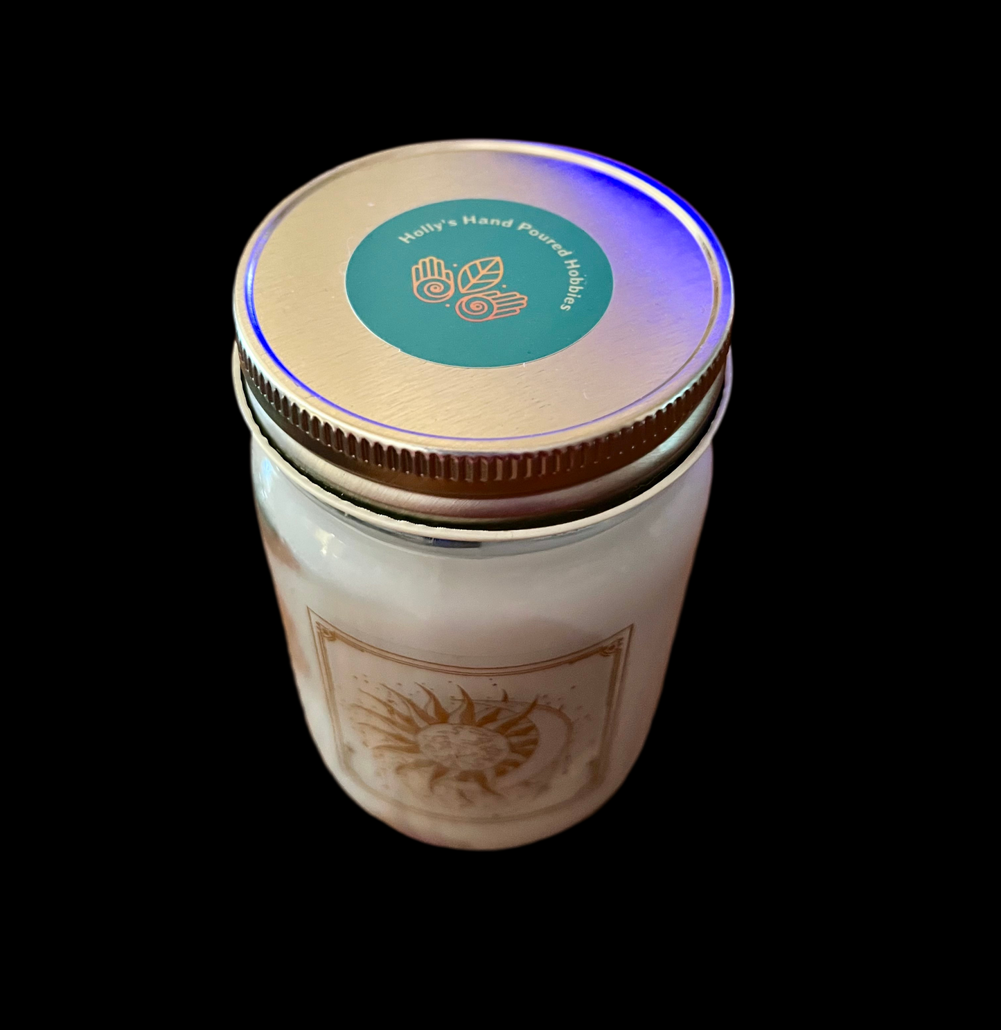 Midsummers Night Scent 14 oz Jar Candle Holly's Hand Poured Hobbies Candle Shop