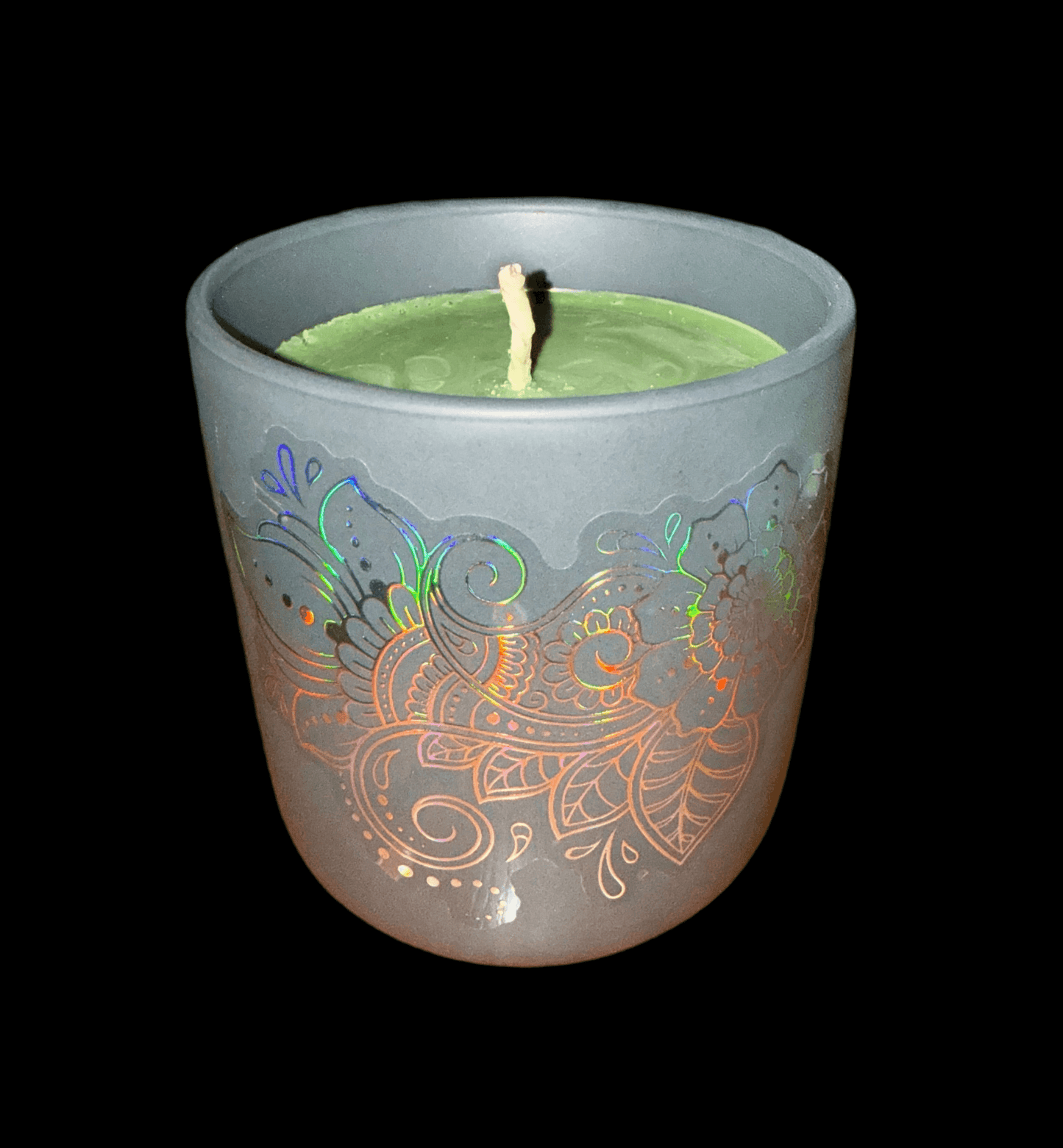 Frosted Pine Scented Gray Nordic Tumbler Candle