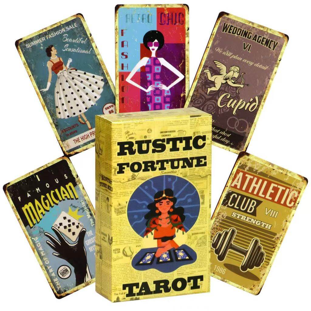 Rustic Fortune Retro Tarot Deck Hollys Artisan Candle Shop