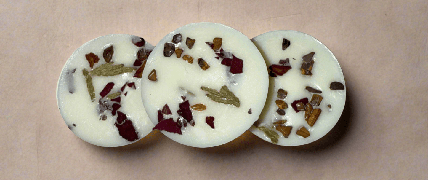 Tonka & Oud Self Love Spell Melts Crystal Infused Holly's Hand Poured Hobbies Candle Shop