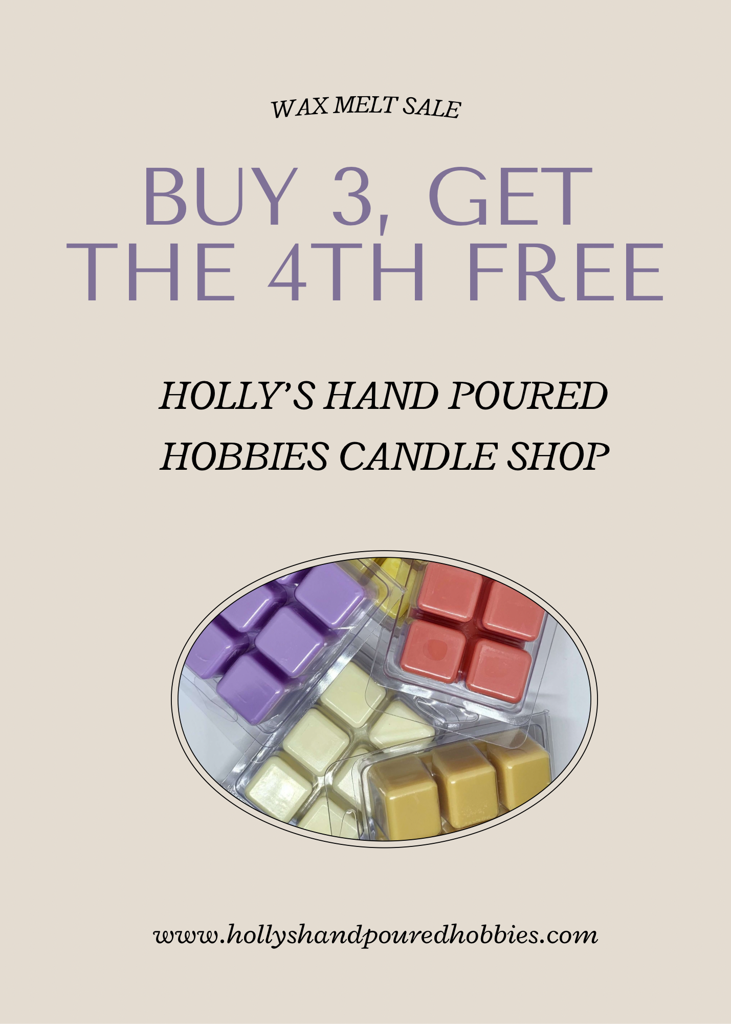 Buy Hand Poured Nontoxic Scented Soy Wax Melts online. Handmade in Ohio.