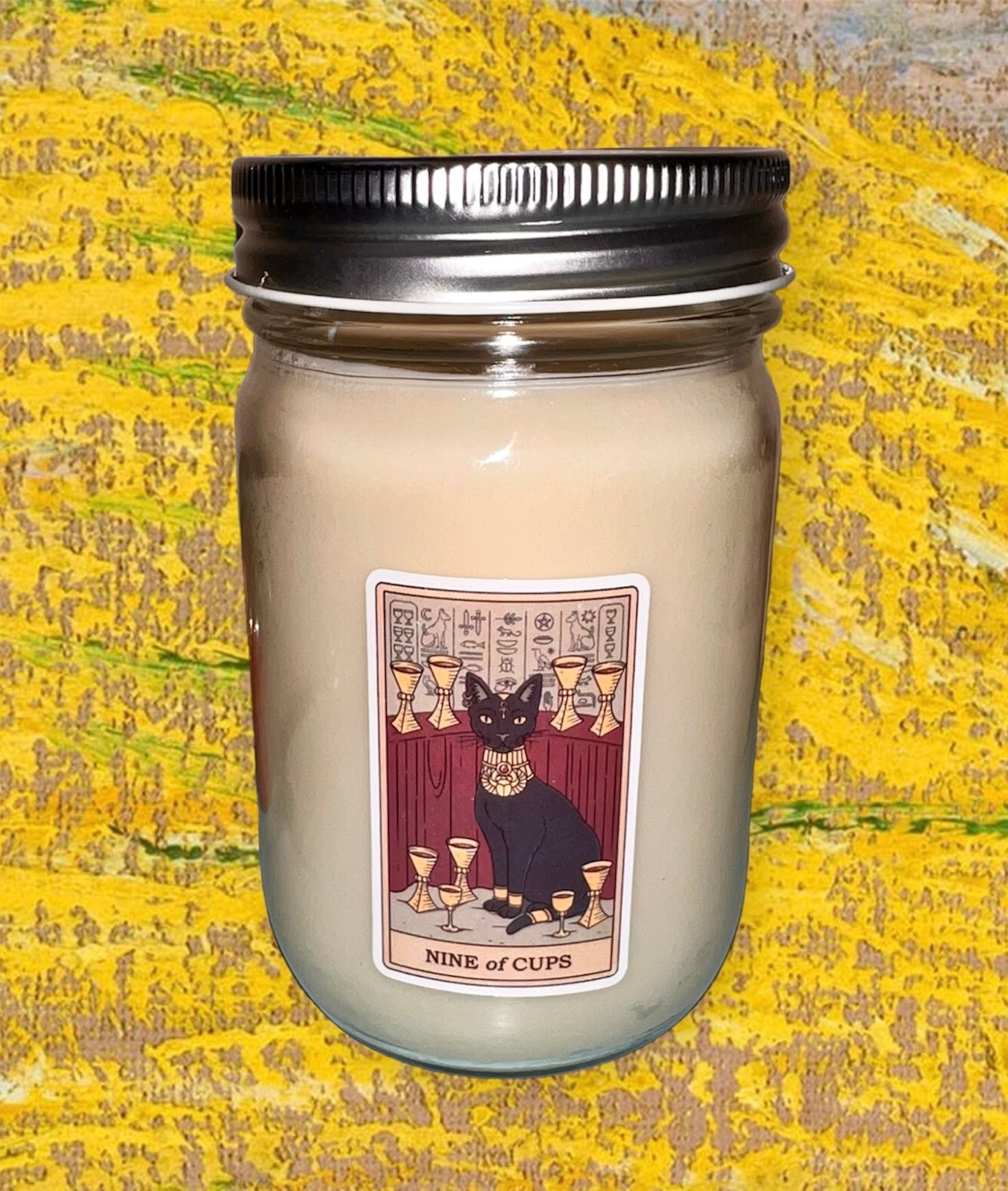 Tarot card scented soy candles for sale online.