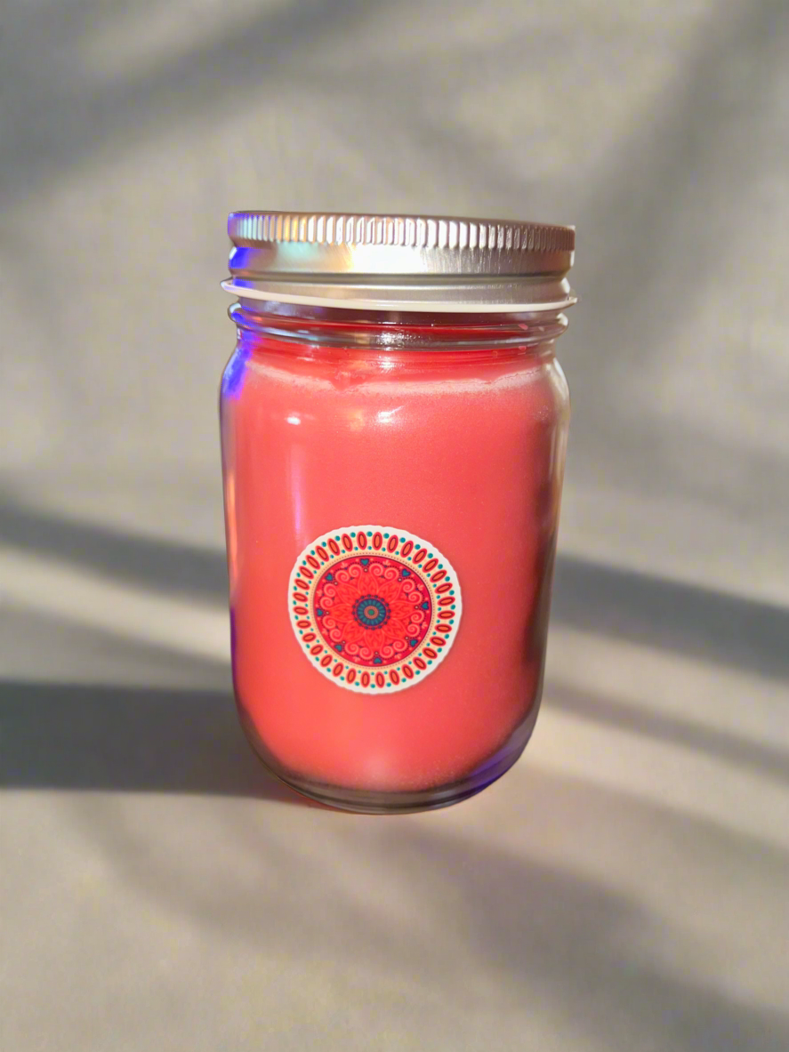 Buy the best-scented soy candles online. Black Cherry Scent 14 oz Jar Candles for sale.