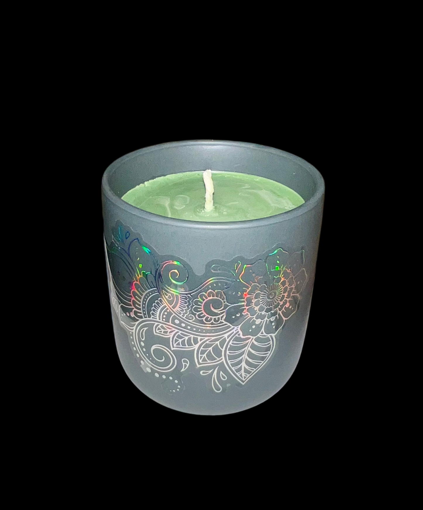 Frosted Pine Scented Gray Nordic Tumbler Candle