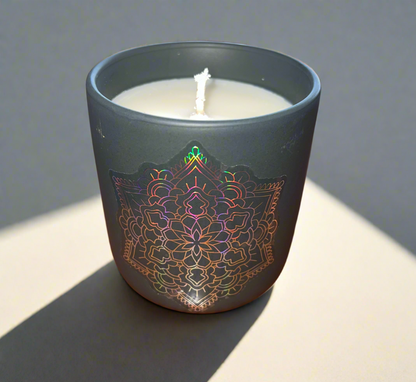 Sea Salt & Cocoa Bean Scented Gray Nordic Tumbler Candle