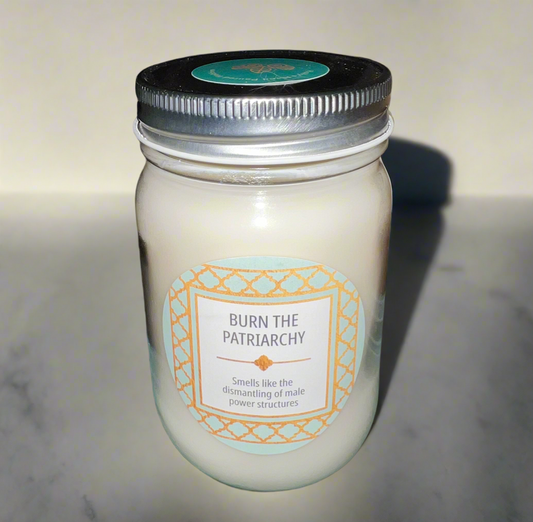 Vanilla Bean Scented 14 oz Jar Soy Candle