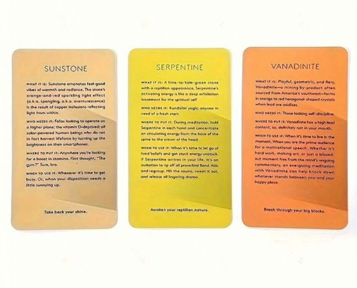 Crystals & Gemstones Tarot Deck