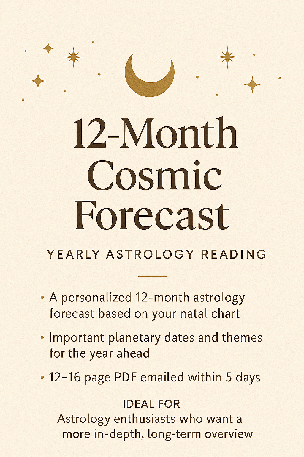 Full Year Ahead Astrology Forecast – 12 Month Transit Guide
