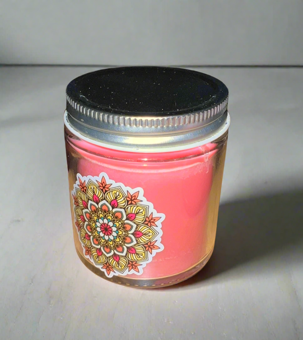 Black Cherry Scented 4 oz Soy Candle