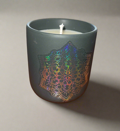 Sea Salt & Cocoa Bean Scented Gray Nordic Tumbler Candle