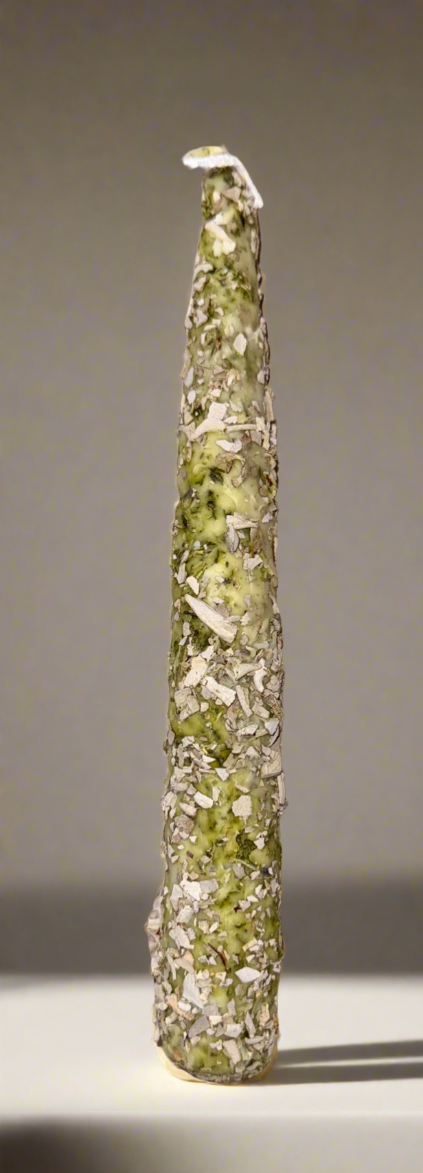 View details for Sage Dressed Soy Taper Candle – 8” Ritual Candle for Cleansing & Smudging Sage Dressed Soy Taper Candle – 8” Ritual Candle for Cleansing & Smudging