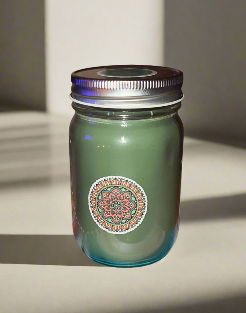 Buy the best online soy candles here. Frosted Pine Scent 14 oz Jar Candles for sale online.