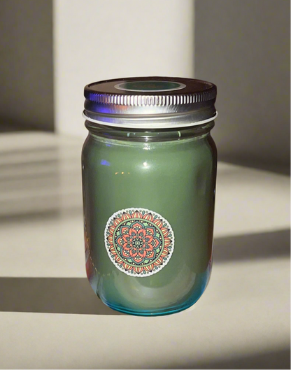 Buy the best online soy candles here. Frosted Pine Scent 14 oz Jar Candles for sale online.