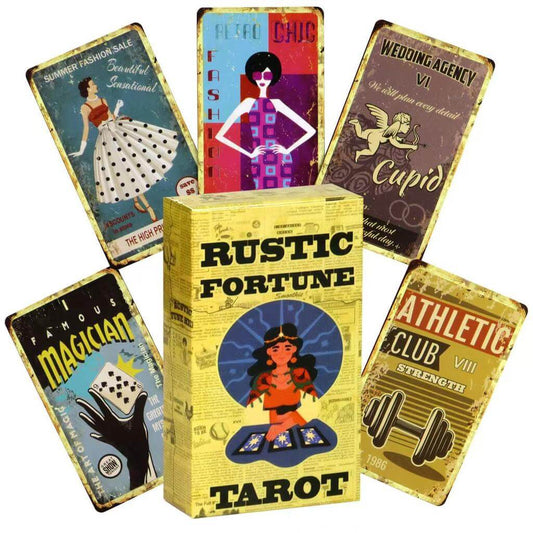 Rustic Fortune Retro Tarot Deck Hollys Artisan Candle Shop