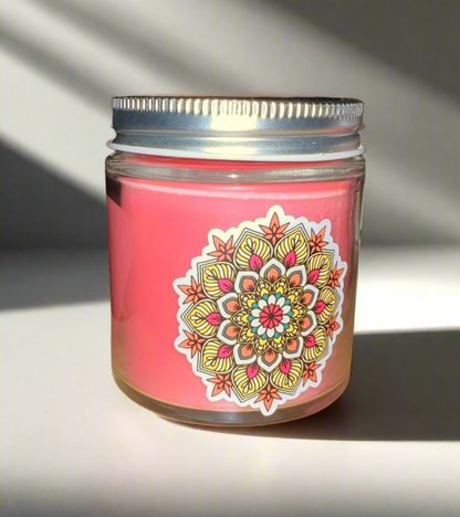 Black Cherry Scented 4 oz Soy Candle