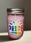 Buy limited edition Pride month candles online. Scented soy-coco wax blends.