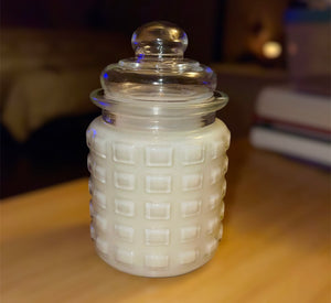 Frosted Pine Scent Old Fashioned Jar Candle