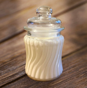 French Vanilla Scent Old Fashioned Jar Candle