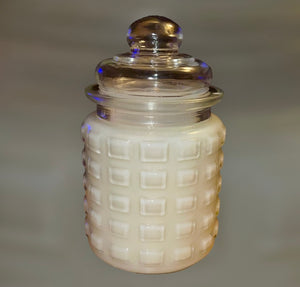 Frosted Pine Scent Old Fashioned Jar Candle