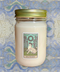 Japanese cherry blossom scented tarot card candle