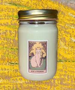 Dry Gin & Cypress Scent Tarot Soy Candle