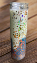 Load image into Gallery viewer, Blue Volcano Scent Steampunk 7-Day Prayer Candle
