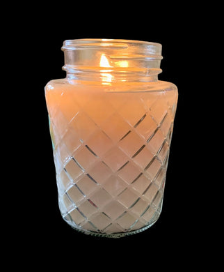 Strongly Scented Soy Candle in Glass Jar 