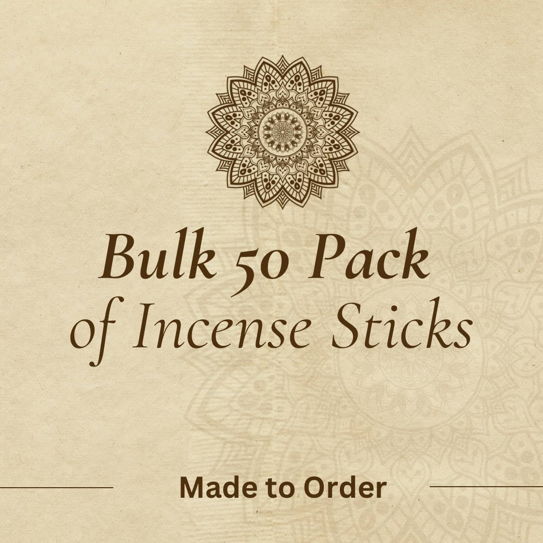 Buy handmade incense sticks online. Made to Order, choose from over 15 scents.